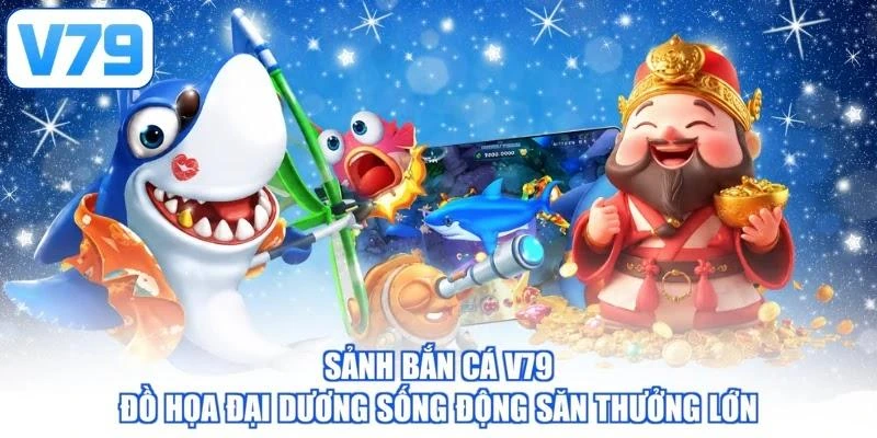 Sảnh bắn cá V79 đồ họa đại dương sống động săn thưởng lớn